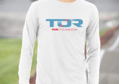 Tor Red Stripe Long Sleeve Tee